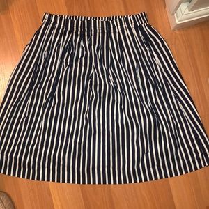 Striped J Crew Skirt